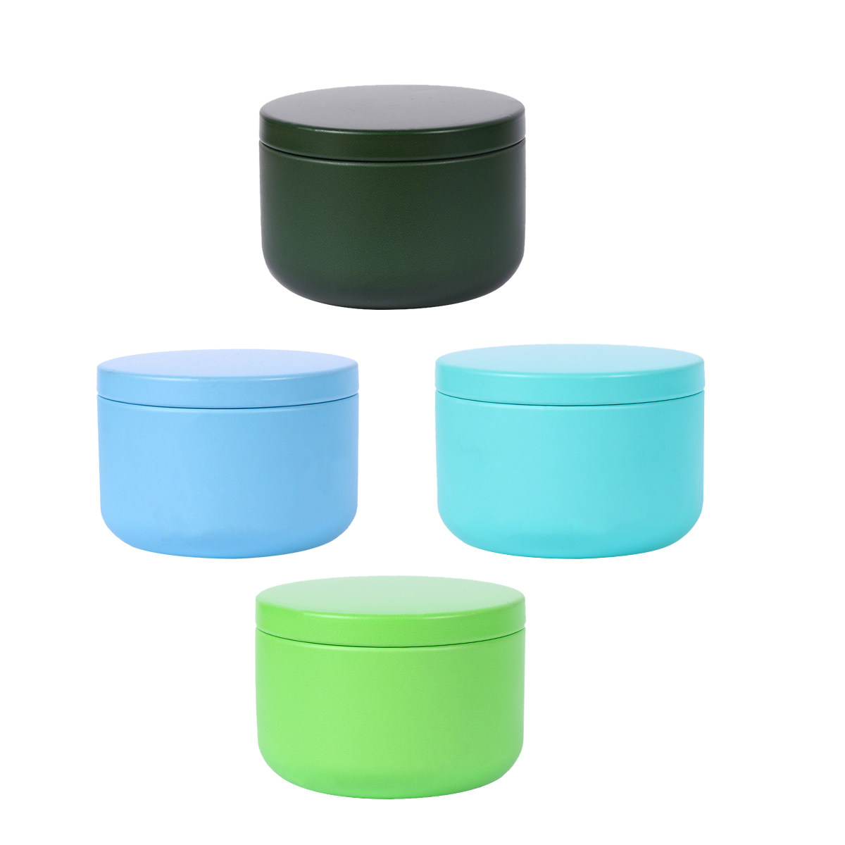Canister Coffee Sugar Tea - 4Pcs Sturdy Tinplate Can Leakproof Storage