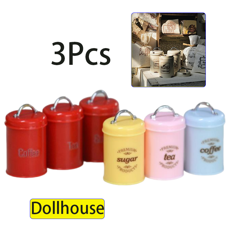3Pcs Miniature Dollhouse Mini  - огляд і ціна Coffee Tea & Jane