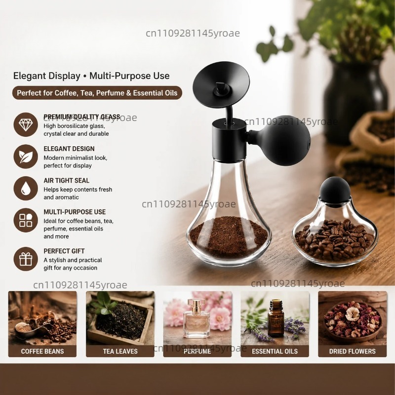Glass Aroma Sample Bottle Coff - огляд і ціна Coffee Tea & Jane