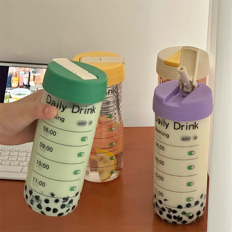 Glass Water Bottle With Time M - огляд і ціна Coffee Tea Equipment