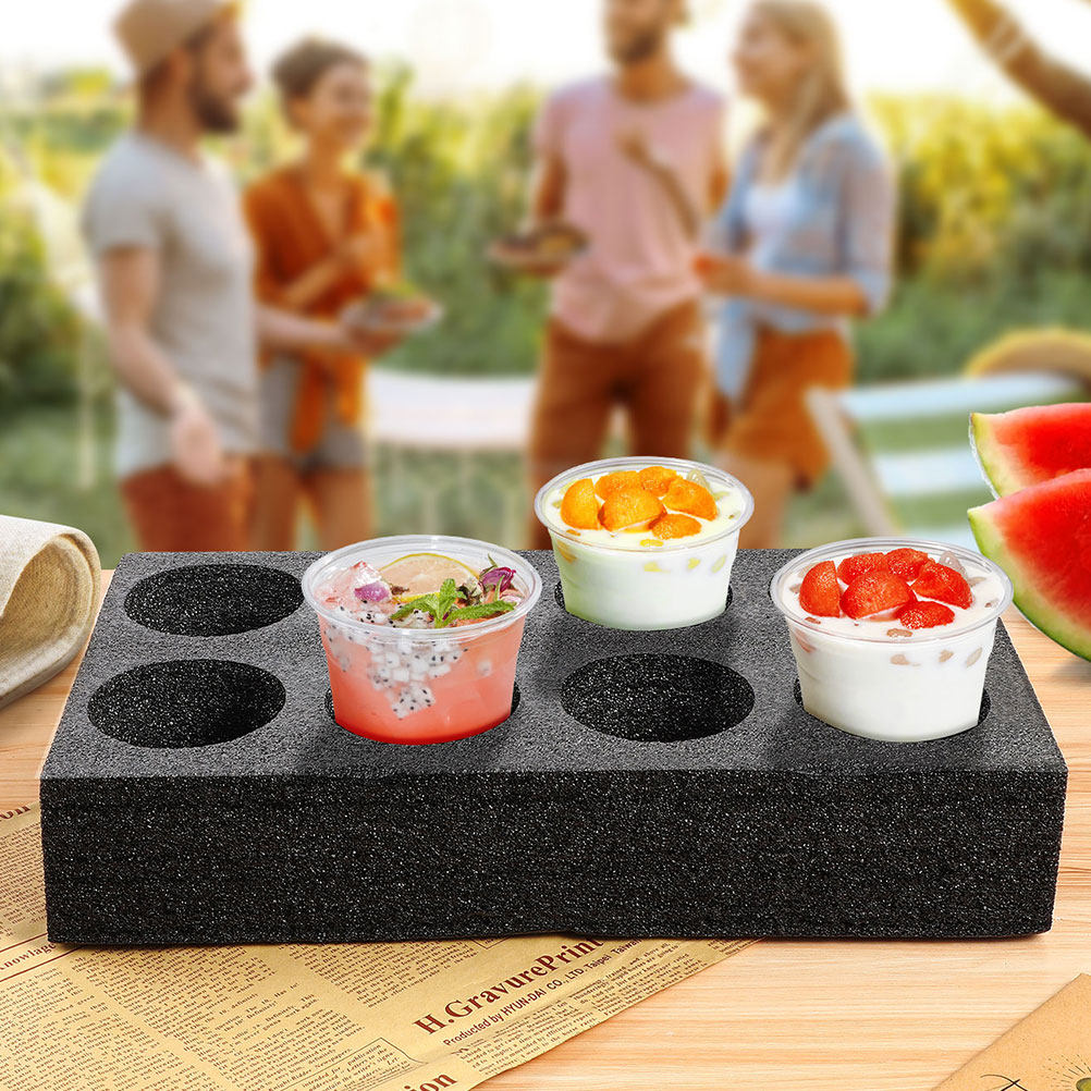 4Pcs 8-Hole Beverage Cup Tray  - огляд і ціна Coffee Tea Cups