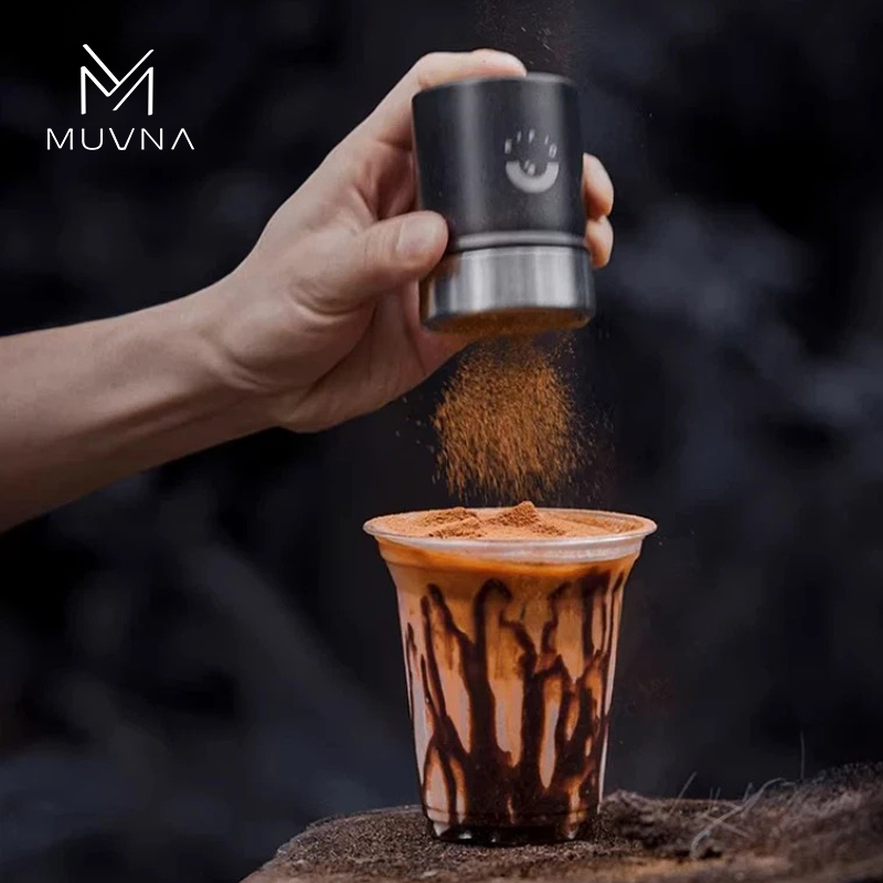 MUVNA 304 Stainless Steel Powd - огляд і ціна Coffee Stencil Art