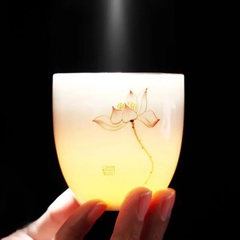 1PC Hand Drawn Ceramic Tea Cup - огляд і ціна Tea Coffee Utensils