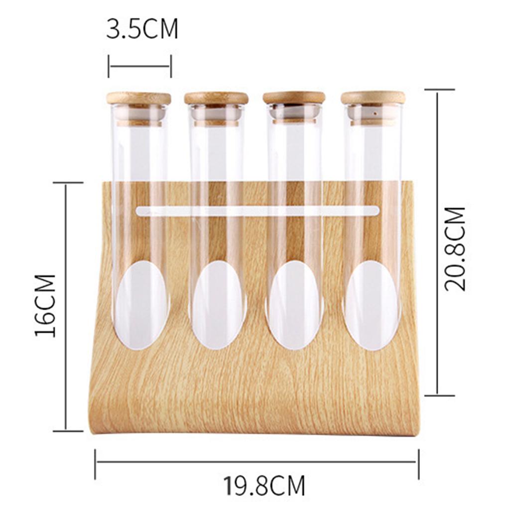 Glass Tube Storage Rack Visibl - огляд і ціна Coffee Tea & Jane