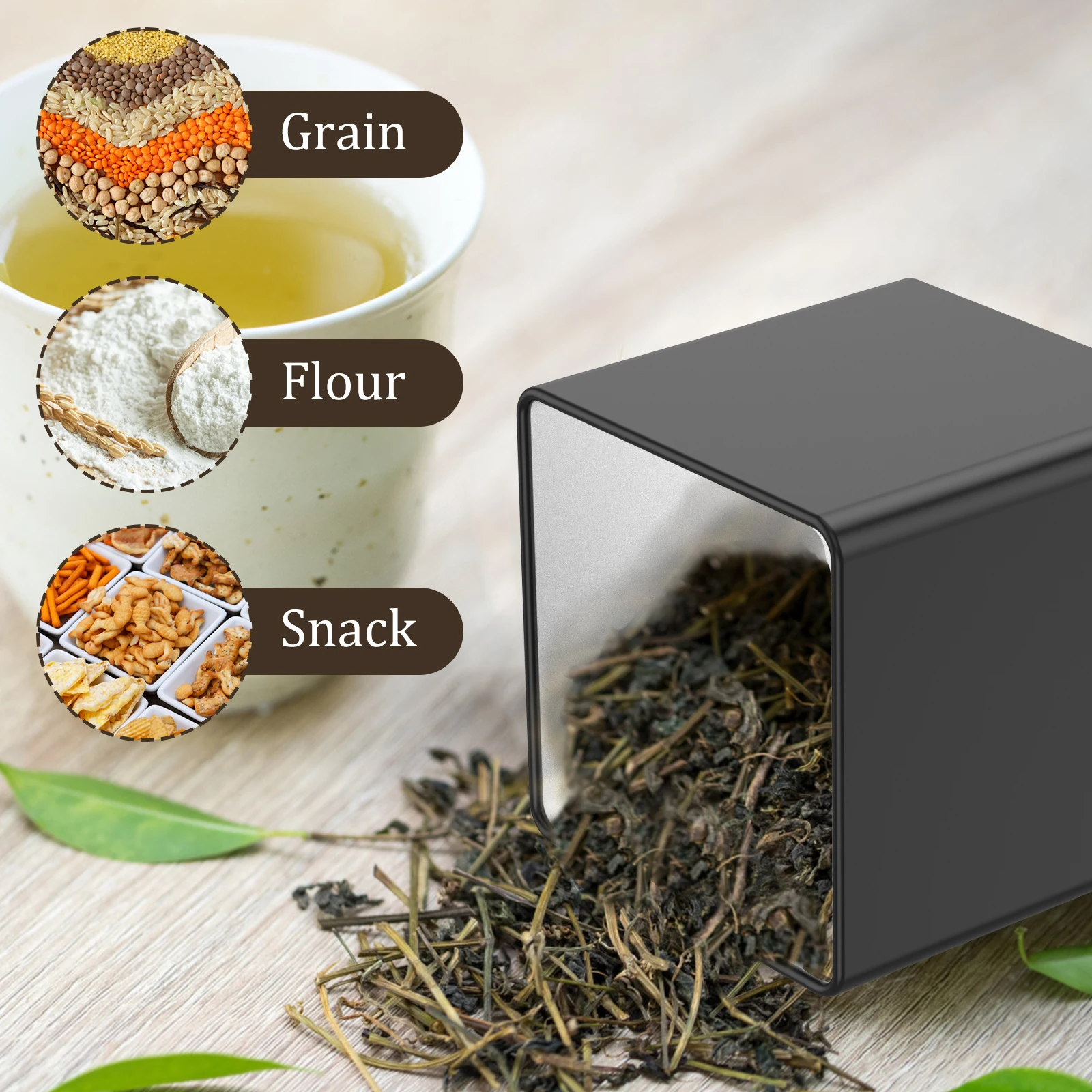 3Pcs Set 500ml Tea Sugar Coffe - огляд і ціна Canister Coffee Sugar Tea