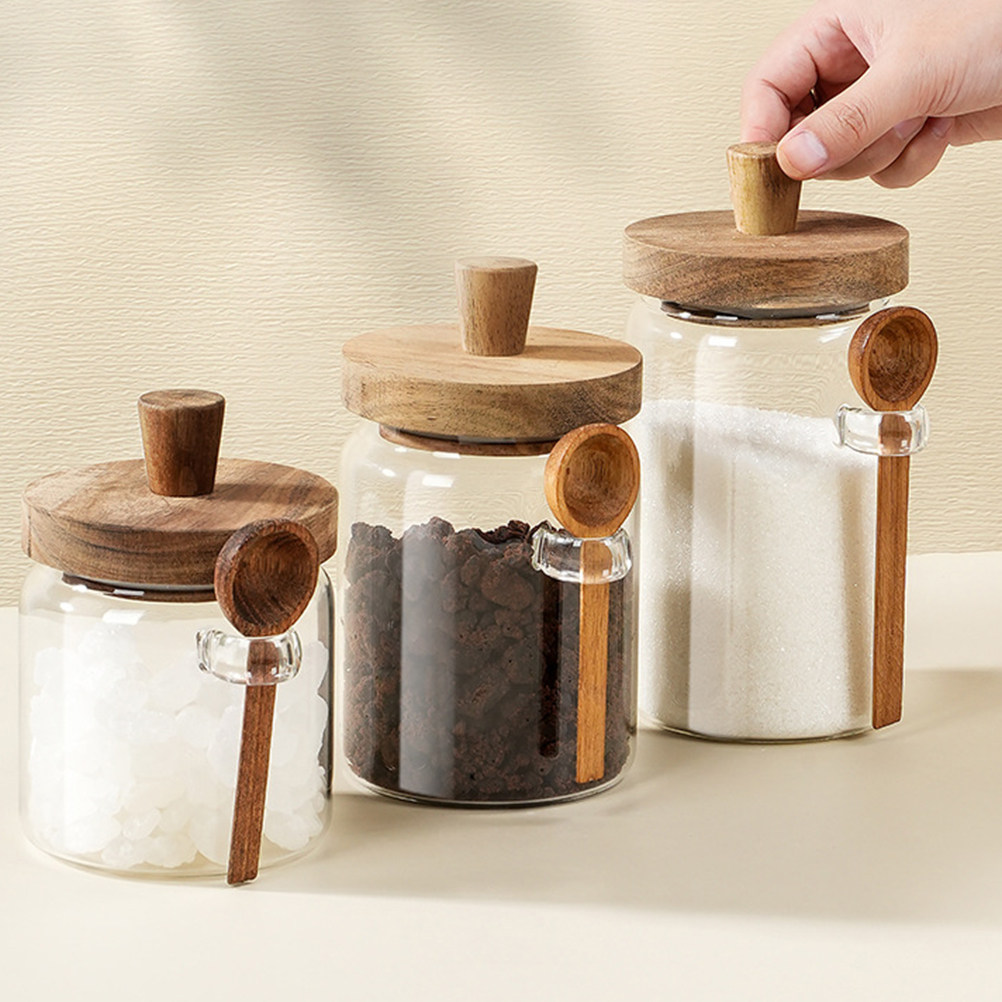 Transparent Glass Food Storage - огляд і ціна Coffee Tea Containers