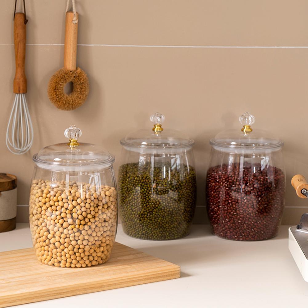 Large Transparent Plastic Seal - огляд і ціна Coffee Tea Containers