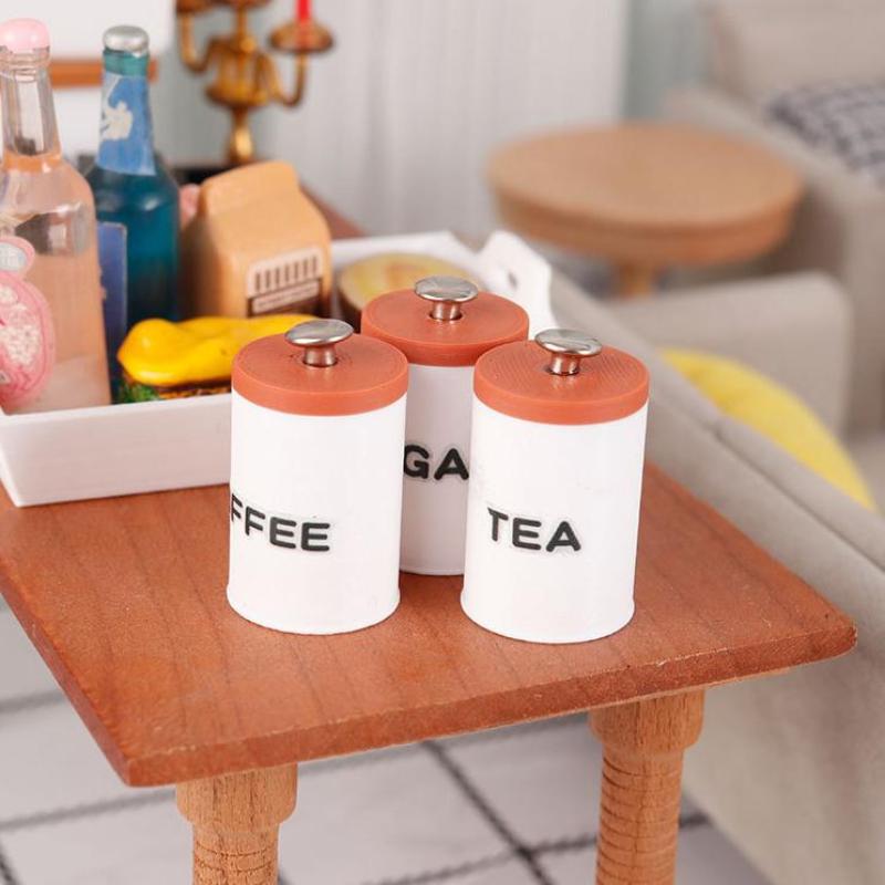 -Hot Sale 3Pcs 1/12 Dollhouse  - огляд і ціна Tea Coffee Utensils