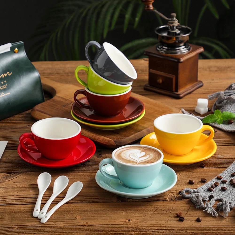 150ML Coffee Cup with Dish Cre - огляд і ціна Tea Coffee Utensils
