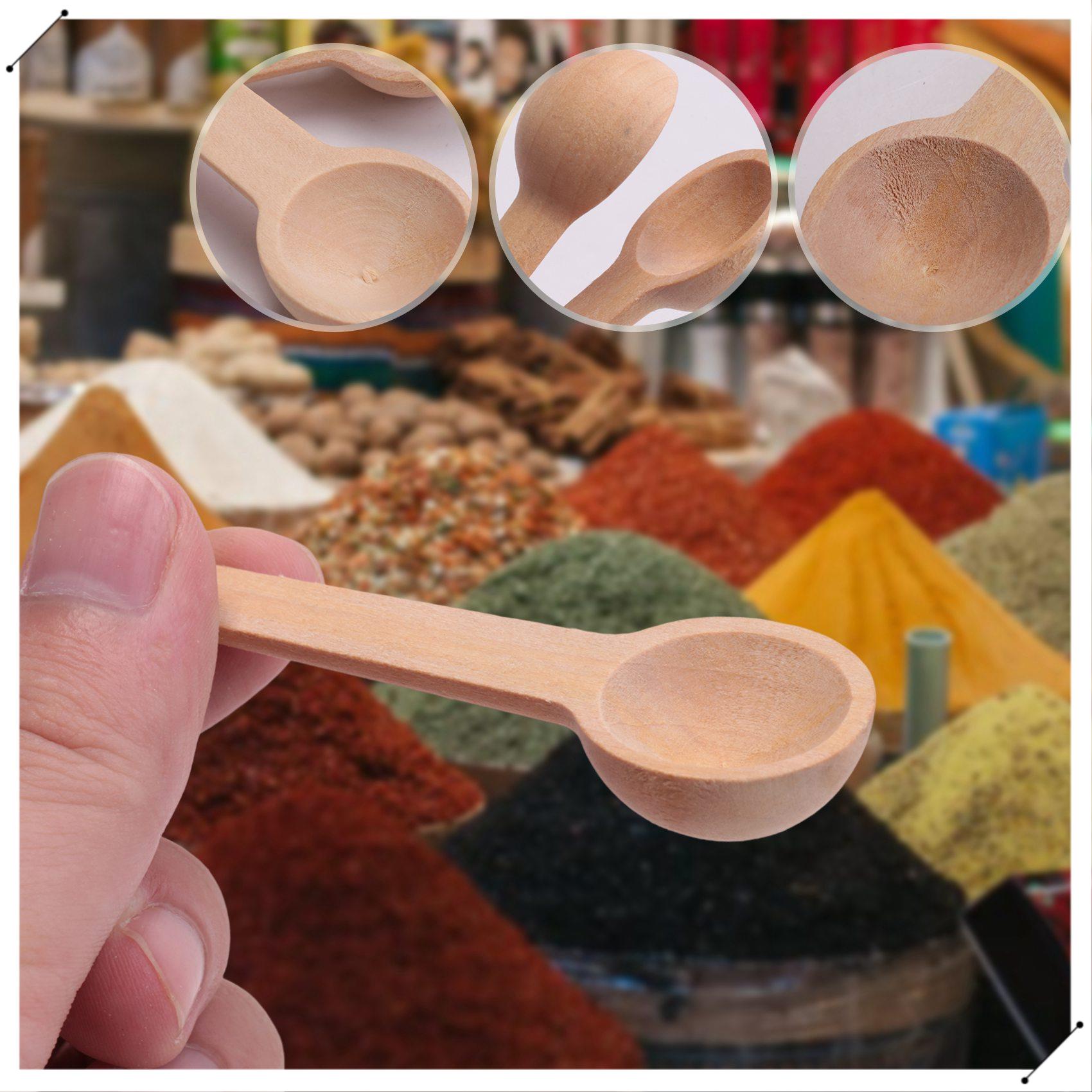 100 Pieces Mini Wooden Spoons  - огляд і ціна Coffee Tea Equipment