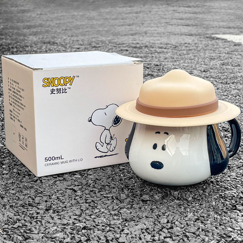 Snoopy Ceramic Mug Kawaii Cart - огляд і ціна Coffee Tea Room
